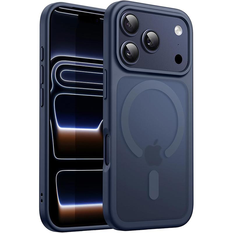 Магнитный чехол для Magsafe iPhone 17 Pro Max Air 16E 16 E 15 Plus 14 13 12 11 Mag Safe Полупрозрачный Матовый Минималистичный Противоударный Чехол для Телефона Аксессуары
