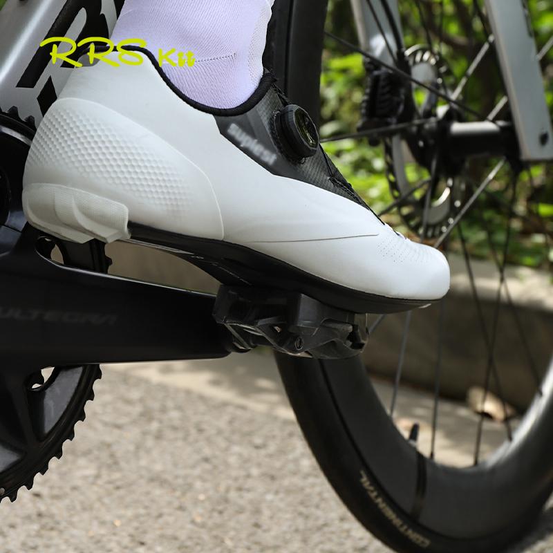 RRSKIT Road Bike Pedal Cleats Set Anti-Skid Plastic Cycling Pedals For Time IClic XPro XPresso Road Bike Cleat Lock