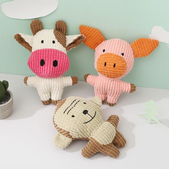 Игрушка для жевания собак и кошек, пищащая интерактивная игрушка для домашних животных с хрустящей бумагой, снимающая скуку и стресс, плюшевая игрушка для животных, прорезывающихся зубов, чистящая игрушка, товары для животных