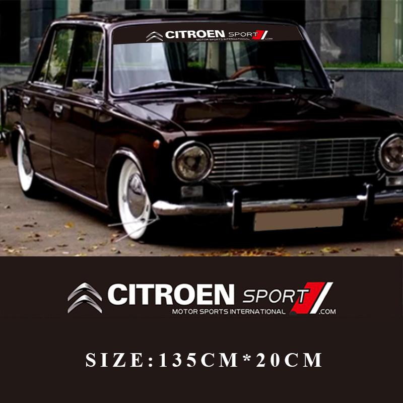 Водонепроницаемая декоративная наклейка на лобовое стекло автомобиля Для Citroen C8 DS3 C6 C3 Vts C4 Saxo C4L C5 C2 Xsara C3-XR Picasso
