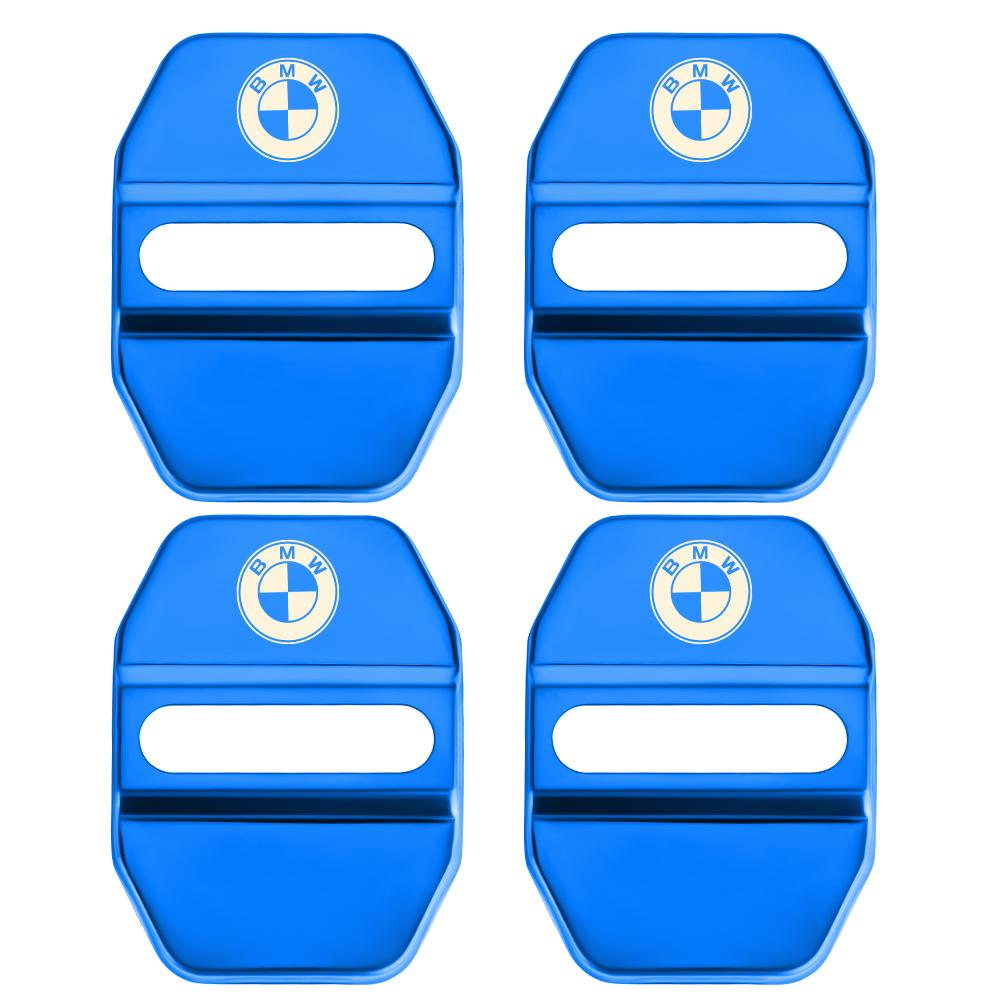 vbjly8 4PCS Car Door Lock Cover Sticker For BMW 1 3 5 7 Series M M3 M5 F20 E60 F30 F34 F32 F31 F48 E28 E30 E34 E36 E39 E46 Accessories CVA8
