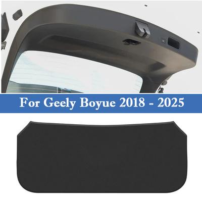 Для Geely Boyue 2018-2026 Автомобильная накладка на дверь багажника от пинков Защитная накладка на крышку багажника от царапин Коврик-вкладыш в багажник Автоаксессуары для интерьера