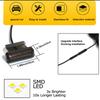 Universal Car Front Grille Light Yellow Shell Daytime Running Lamp Amber LED Headlight Warning Light For Ford Toyota Tundra Tank