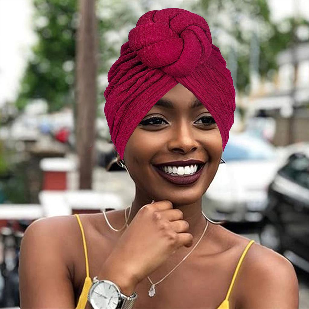 African Fashion Knotting, Light Luxury, Exaggerated Style, Handmade Wedding, Important Occasions Wearing Headscarves, Hats, and