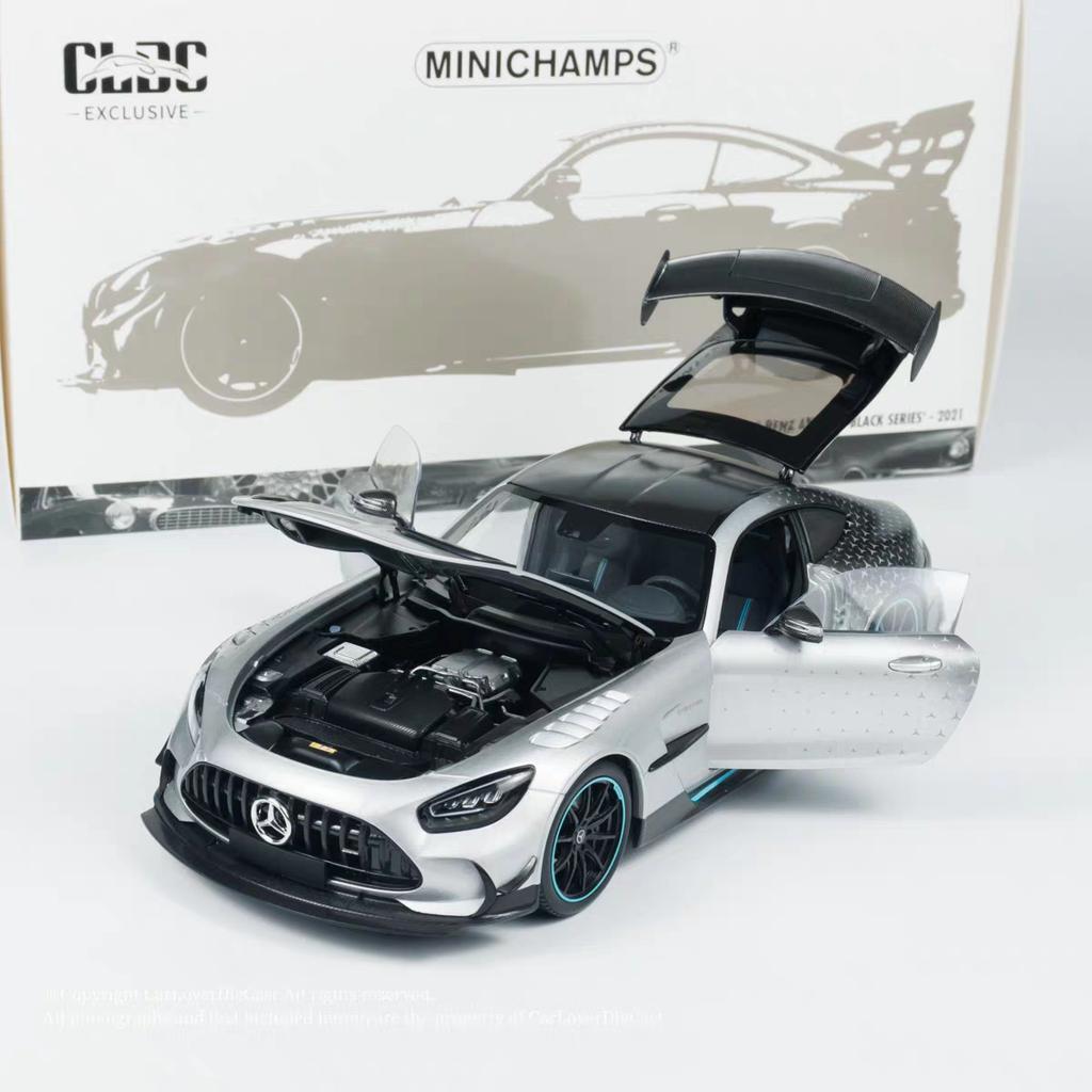 Minichamps 1:18 Scale Benz AMG GT Model Car Alloy Full Open Diecast Car Model Room Ornament For Car Collectors Hobby Enthusiasts