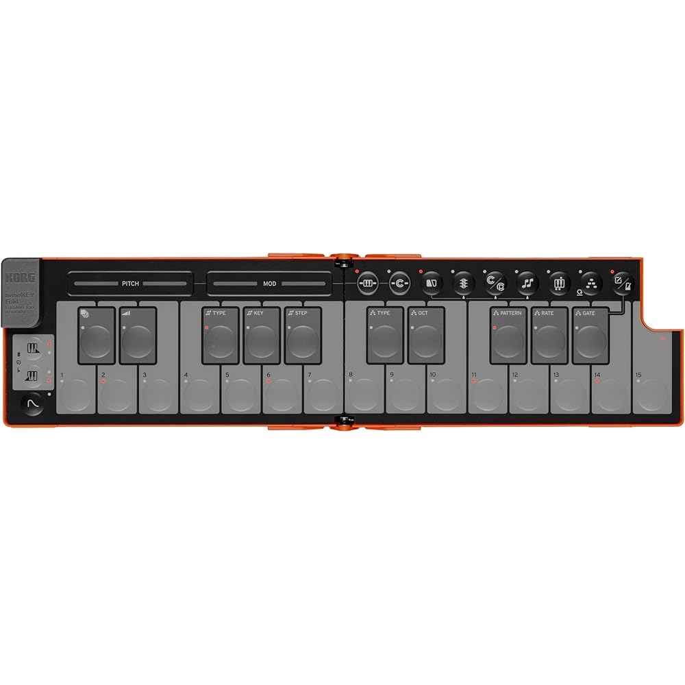 KORG (KORG) MIDI Keyboard NanoKey Fold 25 Keyboard/Compact/Controller/DTM/USB/Pass Power/Plug-in ...