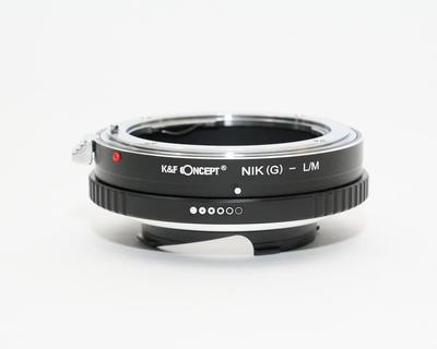 CONCEPT Адаптер для объектива Nikon F mount G на байонет Leica M с салфеткой для чистки линз K&F L/M ng-lm (КФЛМ)