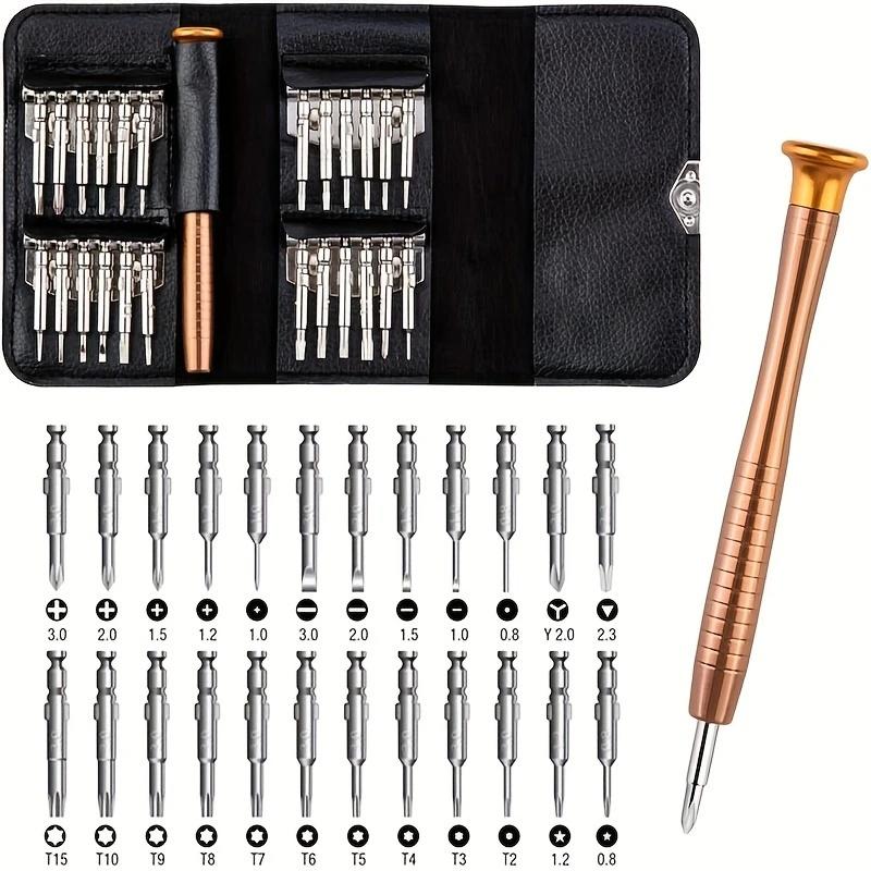 1 Set Screwdriver Set Cross Flat Head 25in 1 Small Screwdriver Set Mini Pocket Screwdriver Set For Repairing Electronic Products
