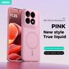 For Motorola Edge 70 PRO Case Luxury liquid silicone magnetic skin-friendly TPU Cover For Motorola Edge 70 pro Bumper Fudna