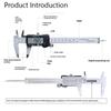 Digital Caliper 0-150mm Stainless Steel Vernier Measuring Tool Precision Electronic Caliper with Plastic Storage Box for Metal