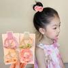 2 шт. новые милые красочные цветы девушки эластичные резинки для волос детские принцессы аксессуары для волос детские резинки для волос головные уборы