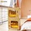 Yue Shang Multi-Function Cat Bed: Hammock, Climbing Frame, Tree, and Enclosed Box with Mat