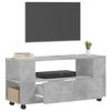 VidaXL TV Stand Concrete Grey 102x34.5x43 Cm Engineered Wood 833746