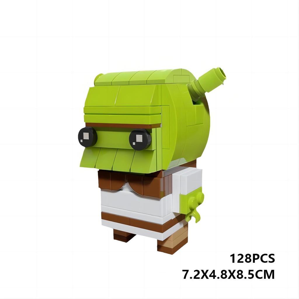 Сборка Строительных Блоков Шрек Brickhead Zai Классический Фильм И Телевидение 8-12 Лет Строительные Блоки