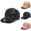Stylish Camouflage Baseball Cap For Summer And Spring With Adjustable Fit And Breathable Design