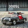 1:32 300sl 500k Игрушки-модели из сплава Литая под давлением машина Открывающиеся двери со звуком и светом Инерционный механизм Миниатюрные винтажные автомобили Подарки на день рождения для мальчика