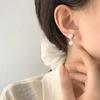 Exquisite Love Pearl Earrings Light Luxury High-end Temperament Versatile Earrings