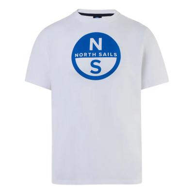 North Sails 692972 Белая хлопковая футболка - Унисекс футболка
