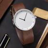 Watches Mens Minimalist Style Simple Fashion Quartz Wristwatches PU Strap Waterproof Student Clock Relogios Masculino