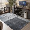 Modern Abstract Carpet Non-Slip Office Computer Chair Mat Game Room Study Swivel Chair Pad Home Decoration