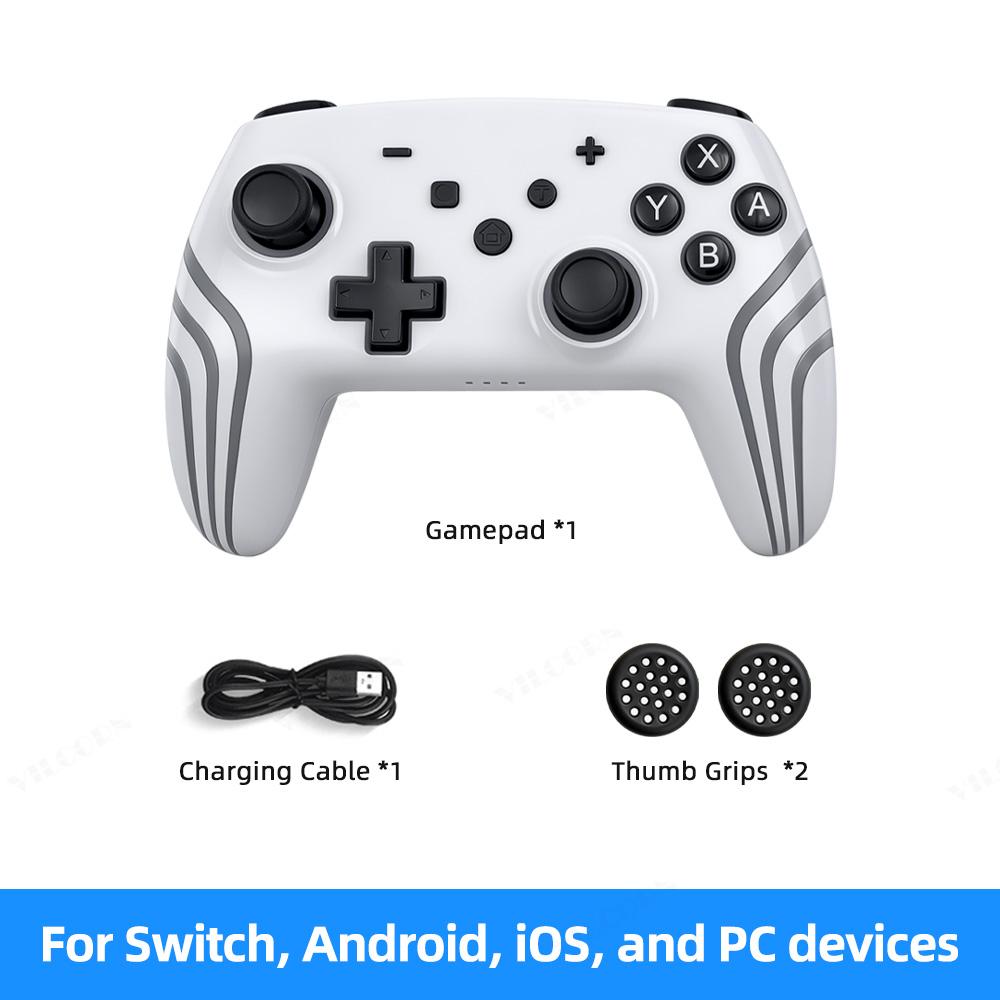 Беспроводной игровой контроллер SZ-933B для Switch Lite и ПК с RGB-подсветкой и шестиосевым гироскопом