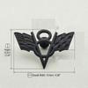 3D Metal V8 Engine Badge Cross Flag Car Emblem Front Grille Decal Trunk Sticker Universal Auto Styling Accessories