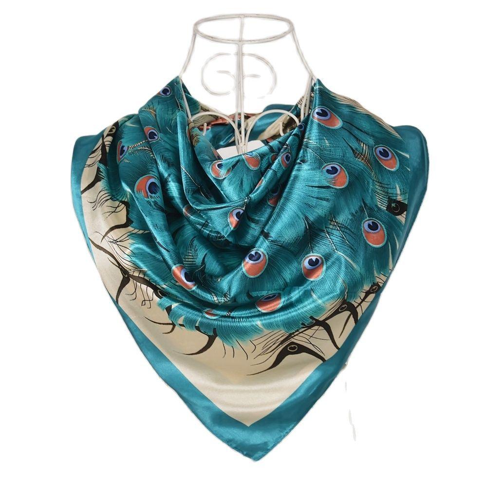 BYSIFA New Accessories Women Wine Red Silk Scarf Cape Fashion Chinese Rose Satin Square Scarves Shawls Ladies Headkerchief Hijab