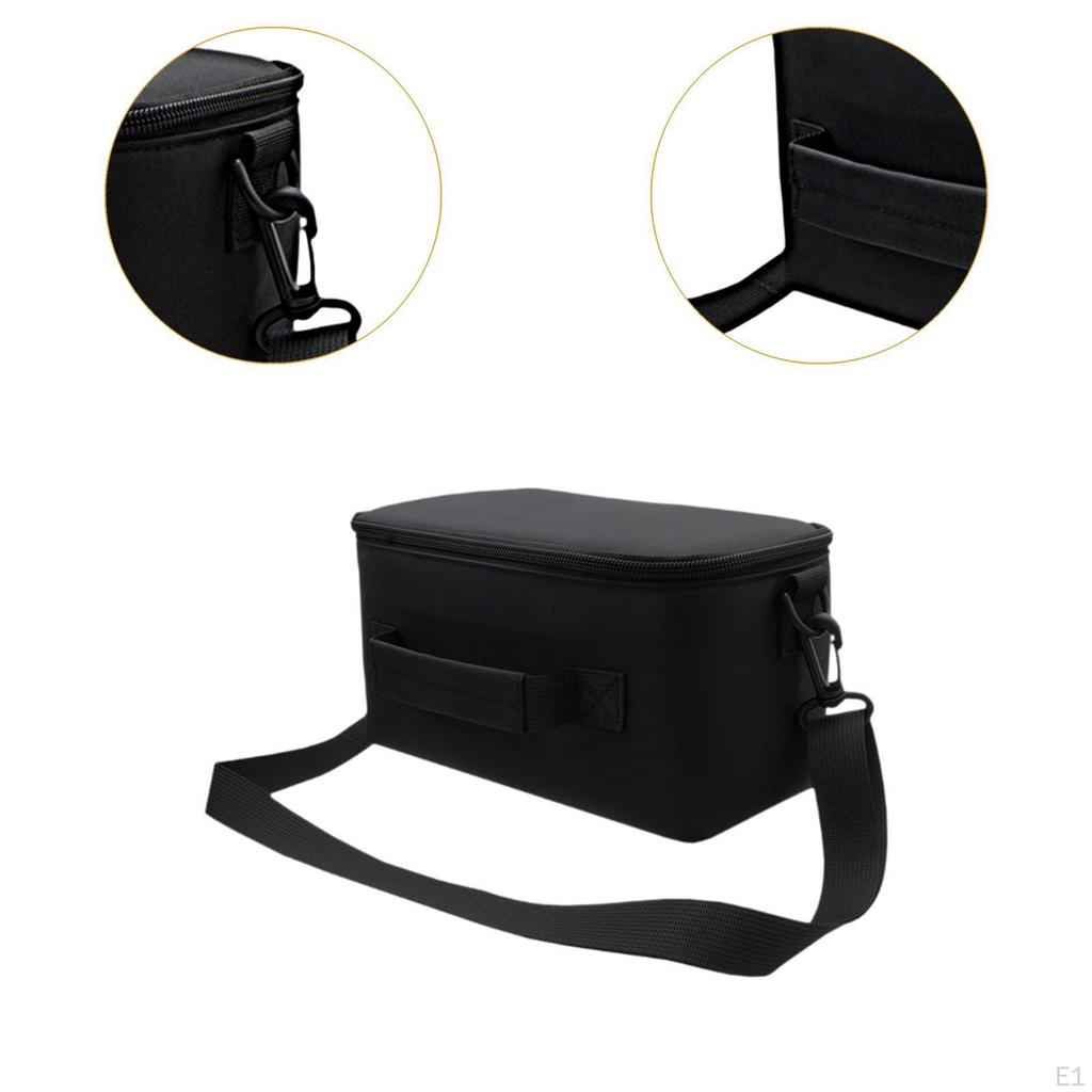 Projector Carrying Case Portable Versatile Shockproof Lightweight Adjustable Shoulder Straps with