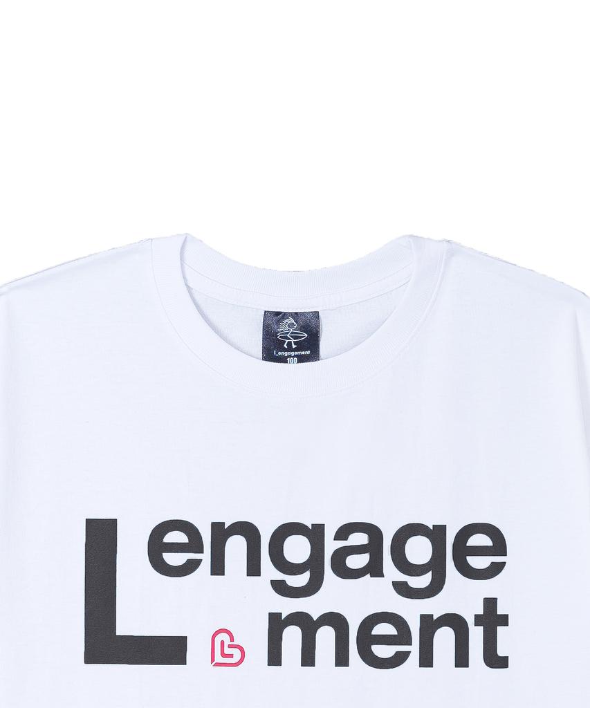 LENGAGEMENT Classic Fit L Logo Short Sleeve Tee [Black]
