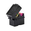 4 Way Car Insurance Medium Relay Fuse Box Assembly Circuit Controller Box With 8Pcs Terminals 6Pcs Fuses Automotive Fuse Box