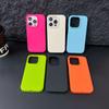 Candy Skin Liquid Silicone Case for iPhone 15 Pro Max 14 Plus 13 12 Pro 11 Half Pack Drop Resistant Cases