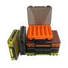 Dual-Sided Fishing Tackle Box for Fake Bait: Minnow, VIB, Spinner, Hard & Soft Lures