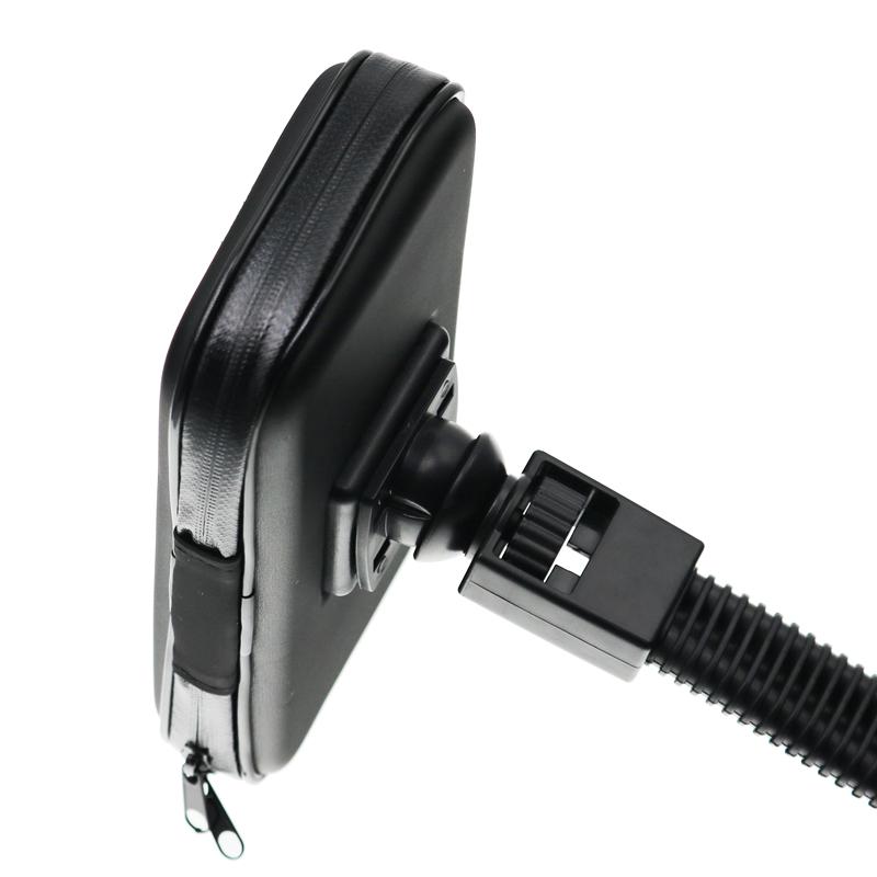 LMoDri мотоциклетный держатель для телефона, сумка, водонепроницаемый сенсорный экран, плавный поворот на 360 градусов, держатель для сотового телефона