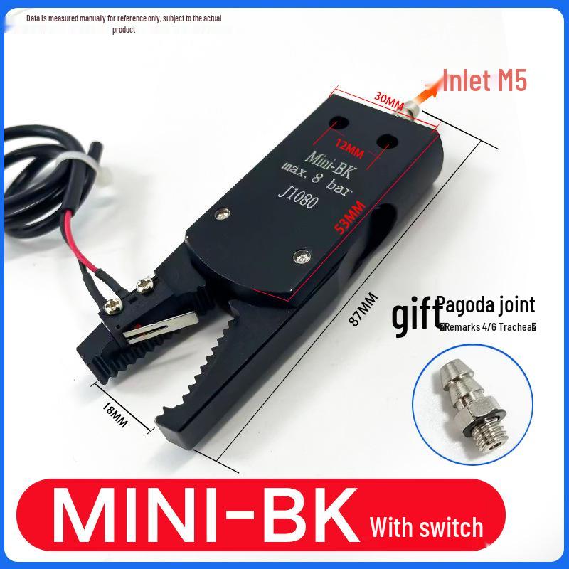 Mini Sprue Gripper for Injection Molding: J1060/J1080 Pneumatic with Detection (A/B/C/E).