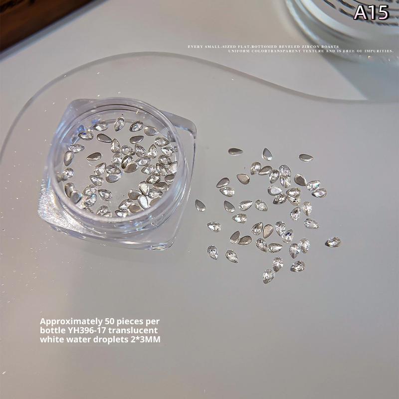 Смешанные циркониевые стразы для ногтей, блестящие бриллианты для ногтей, плоские драгоценные камни для ногтей, стеклянные камни, украшение для ногтей, шарм для ногтей, DIY маникюрное искусство
