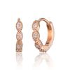 ELLE Jewelry 14K GF Cubic Line One-Touch Earrings ELGPEE560
