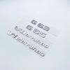 2017 Flat Letters G63 G65 V8 Biturbo V12 Biturbo Emblem for Mercedes Benz AMG W463 Car Side Fender Trunk Nameplate Logo Sticker AV1