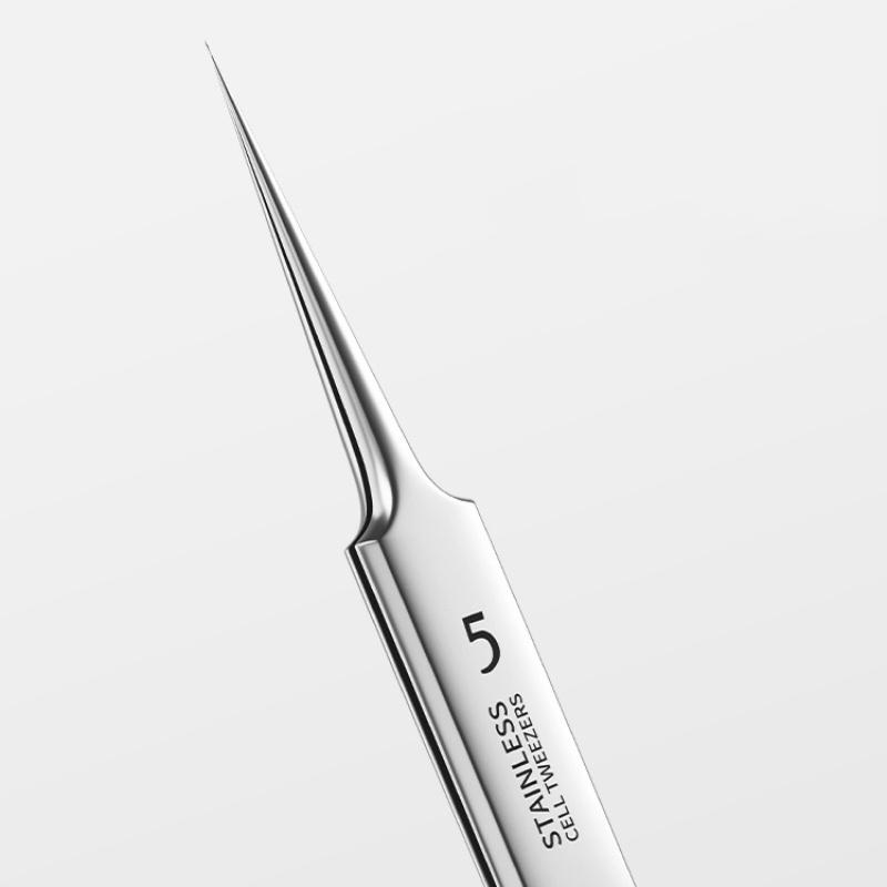 Немецкий ультратонкий Нет. 5-клеточный зажим для прыщей, угрей, пинцет для салона красоты, специальный инструмент для соскабливания и закрытия артефактов, акне, игла