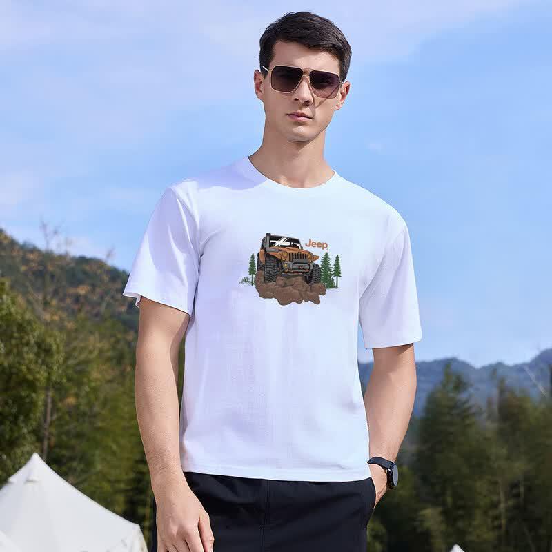 JEEP Men's Summer Short-Sleeve T-Shirt