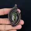 Dragon Blood Stone Pendant, Handmade Gemstone 999 Copper Wire Wrap Pendant Antique Jewelry, For Gift Copper Jewelry
