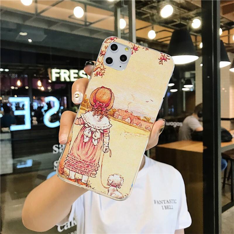 Милый чехол для телефона Sarah Kay для iPhone 12 pro max 11 pro XS MAX 8 7 6 6S Plus X 5S SE 2020 XR
