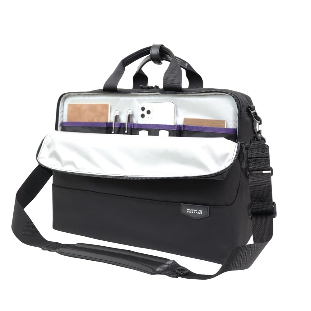 5610BK Эст 3 Унисекс [Manhattan Passage] Портфель, (черный)