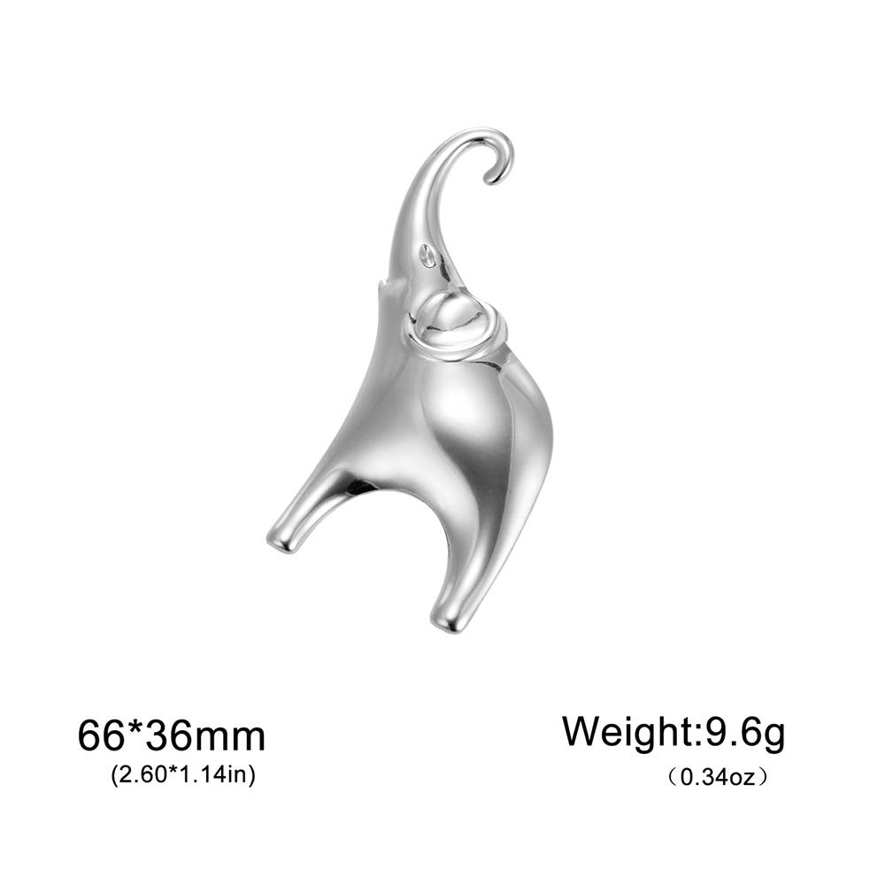 Брошь слон My Shape из нержавеющей стали, Брошь-животное, Брошь с именной табличкой для женского и мужского костюма, Украшения, Подарки для любителей слонов