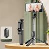 White Fill Light Bluetooth Selfie Stick Tripod Telescopic Selfie Stick  Vlog Photography