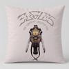 Street eeEagleS Cushion Cover Short Plush Cushion Cover Double Sided Print Washable Sofa Pillowcase Home Decor Gift