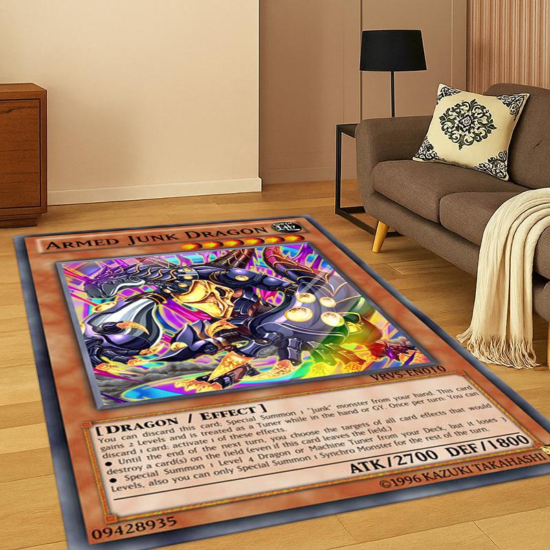Аниме Yu-Gi-Oh Карта Монстра Мультяшный Ковер Коврик для Спальни Гостиной Дивана Прихожей Декор Дома, Детский Игровой Ковер Нескользящий Подарок
