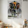 Vinicius Jr. Power  Wall Hanging Printed Fabric Blanket Decorative Tapestries for Bedroom Living Room Home Decor
