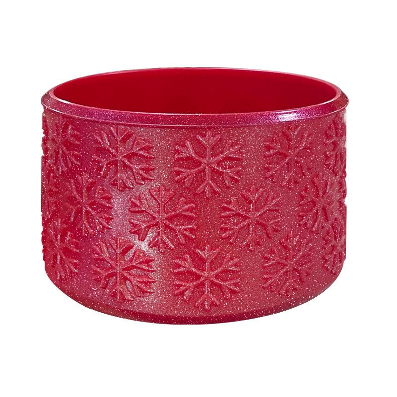 Unique Winter Gift Snowflake Textured Anti-slip Eco-Friendly CE Certified Fashionable Silicone Tumbler Bumper Bar Accessories