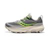 Peregrine 13 Peregrine Falcon 13 Slip Resistant And Breathable Low Top Trail Running Shoes Women's Gray Green Saucony S10838-75
