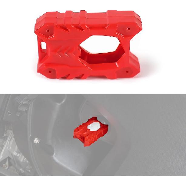 Sporty Key Shell for Can Am Ryker Outlander, 1PCS Red Ignition Key Cover Key Holder Key Case for Can-Am Ryker / Outlander Accessories (Red)